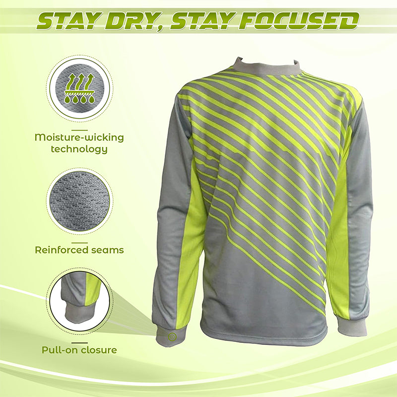 Long Sleeve Padded Lightweight Goalkeeper Jersey