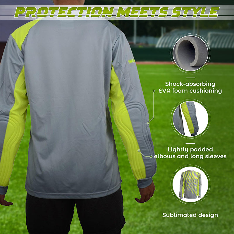 Long Sleeve Padded Lightweight Goalkeeper Jersey