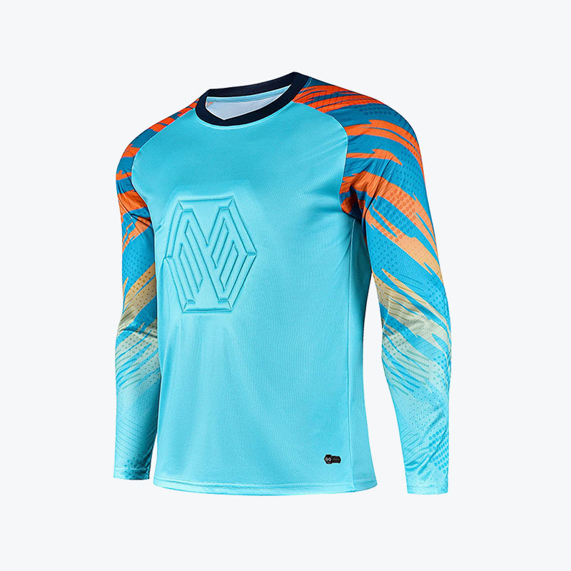 Youth Padded Protective Long Sleeve Goalkeeper Jersey