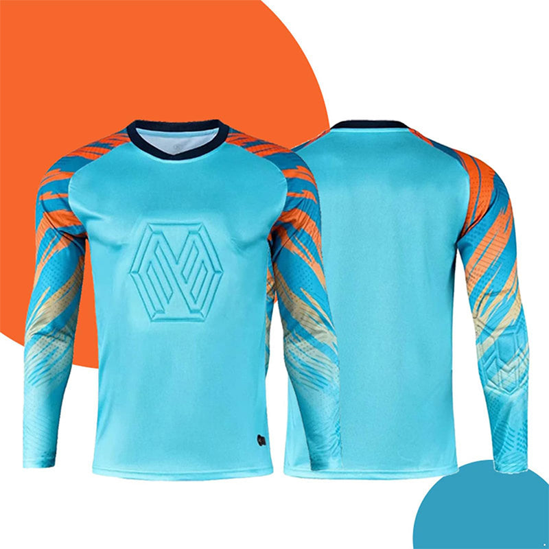 Youth Padded Protective Long Sleeve Goalkeeper Jersey
