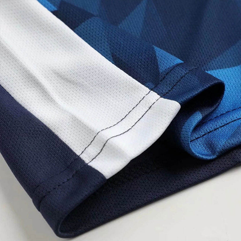 Print Breathable Short Sleeve Football Jersey Set