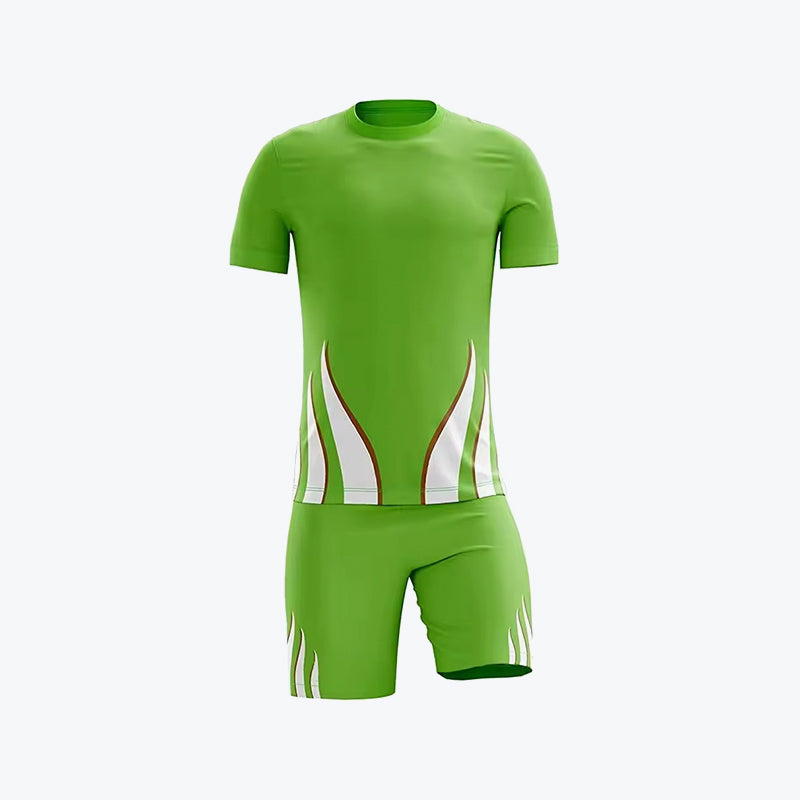 Quick-Dry Stretch Anti-Bacterial Short-Sleeve Football Jersey Set