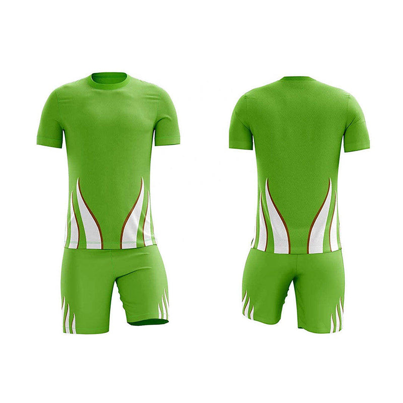 Quick-Dry Stretch Anti-Bacterial Short-Sleeve Football Jersey Set