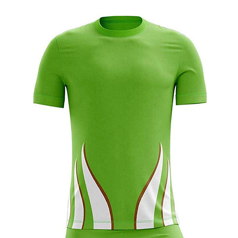 Quick-Dry Stretch Anti-Bacterial Short-Sleeve Football Jersey Set