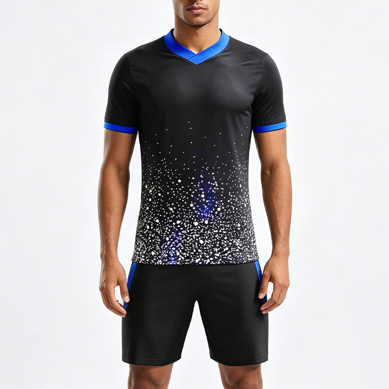 Breathable Printed Football Training Suit Set