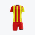 Printed Short Sleeve Football Jersey Set