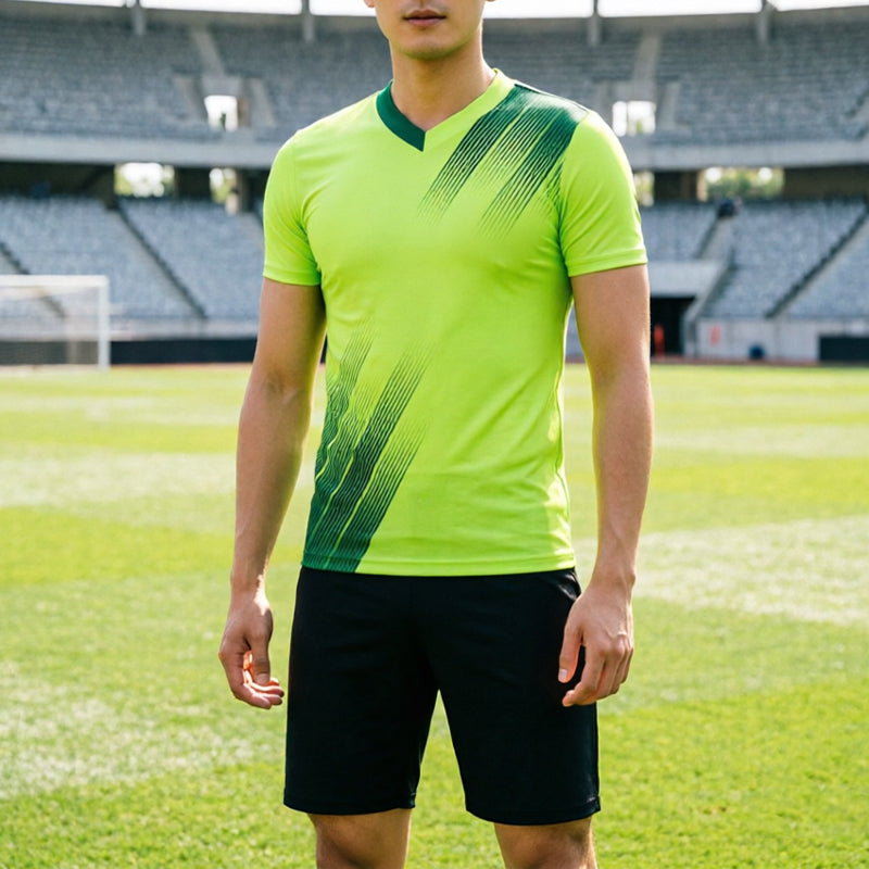 Men's Quick-Dry Breathable Football Training Kit Set