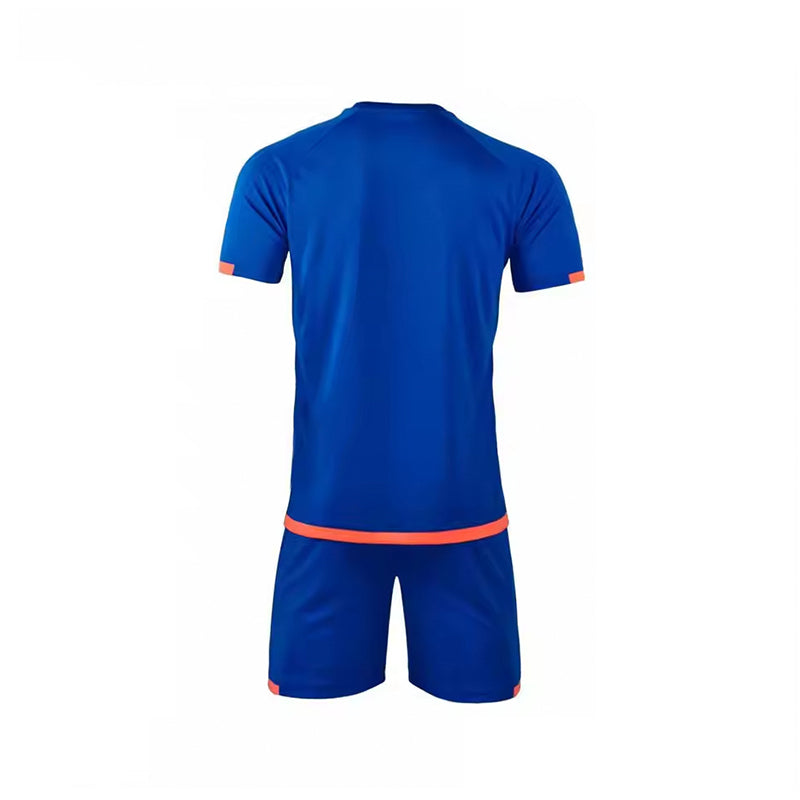 Printed Short Sleeve Football Training Suit Set