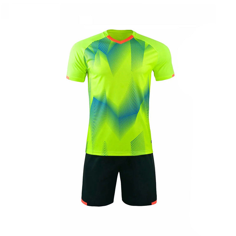 Lightweight Short-Sleeve Breathable Football Sport Set
