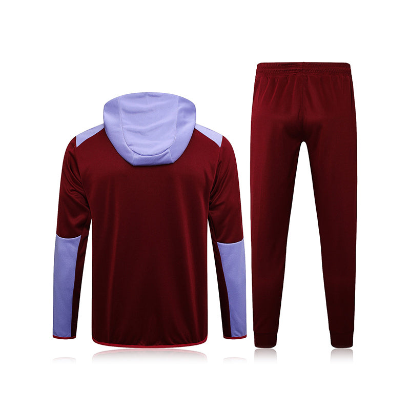 Hooded Football Training Windbreaker Set