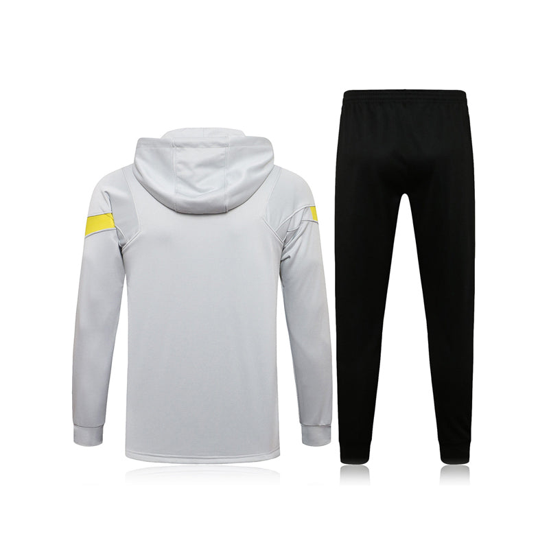 Men's Football Training Set with Hooded Jacket Team Uniform
