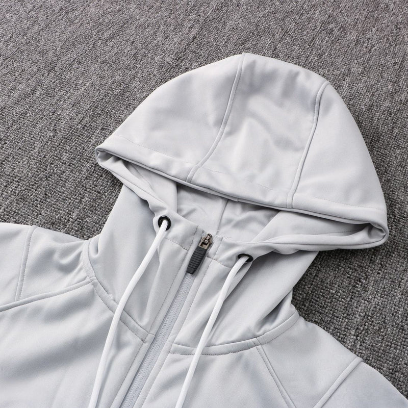 Men's Football Training Set with Hooded Jacket Team Uniform