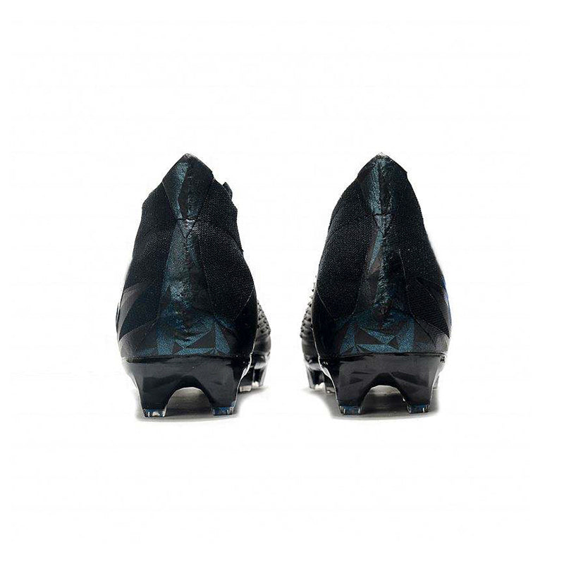 Geometric Edge Knit High-Top Soccer Anti-Slip Cleats