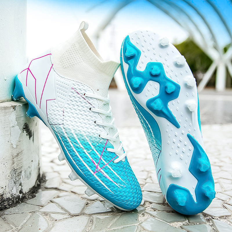 High Ankle Cleats Outdoor Training Soccer Shoes