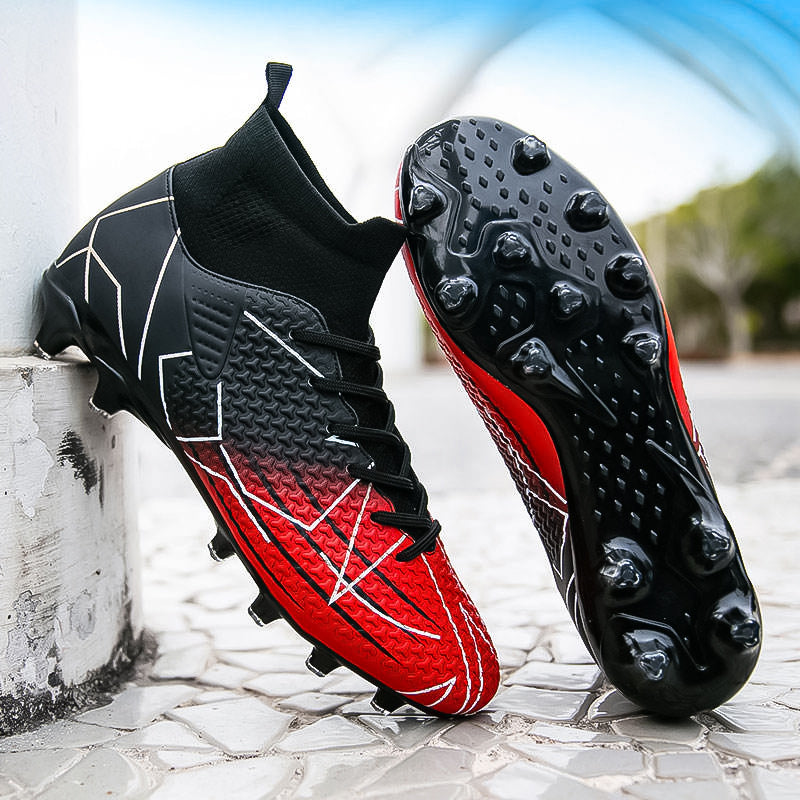 High Ankle Cleats Outdoor Training Soccer Shoes