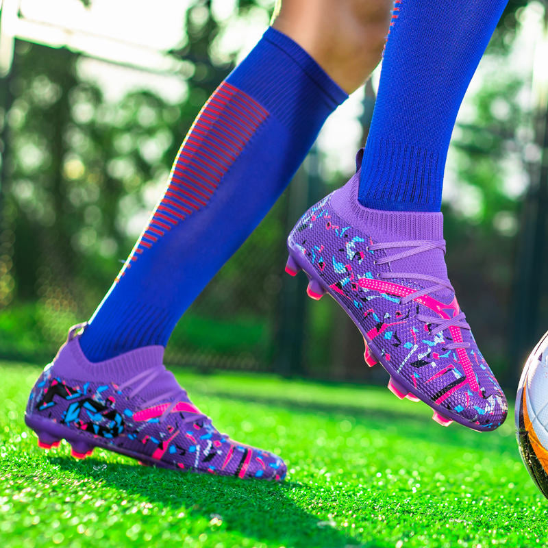 Training Anti-Slip High Ankle Football Shoes