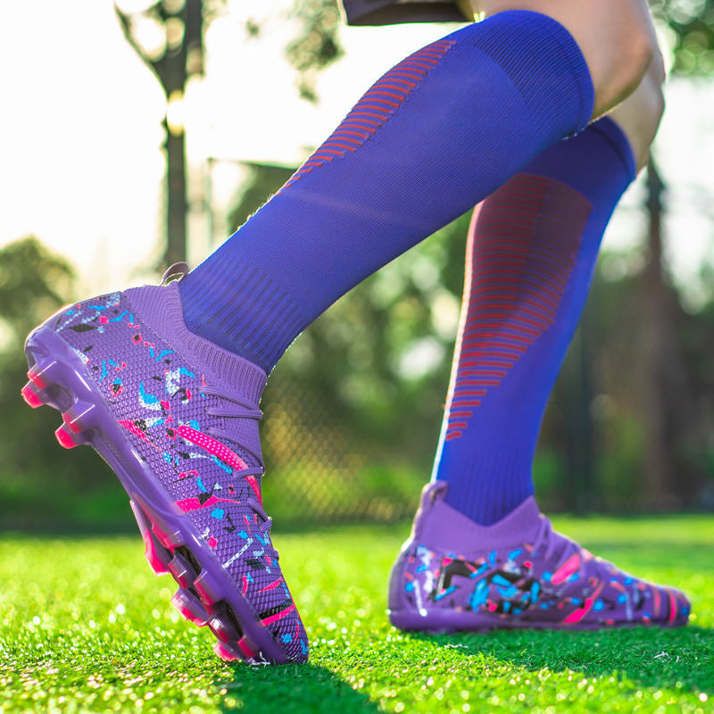 Training Anti-Slip High Ankle Football Shoes