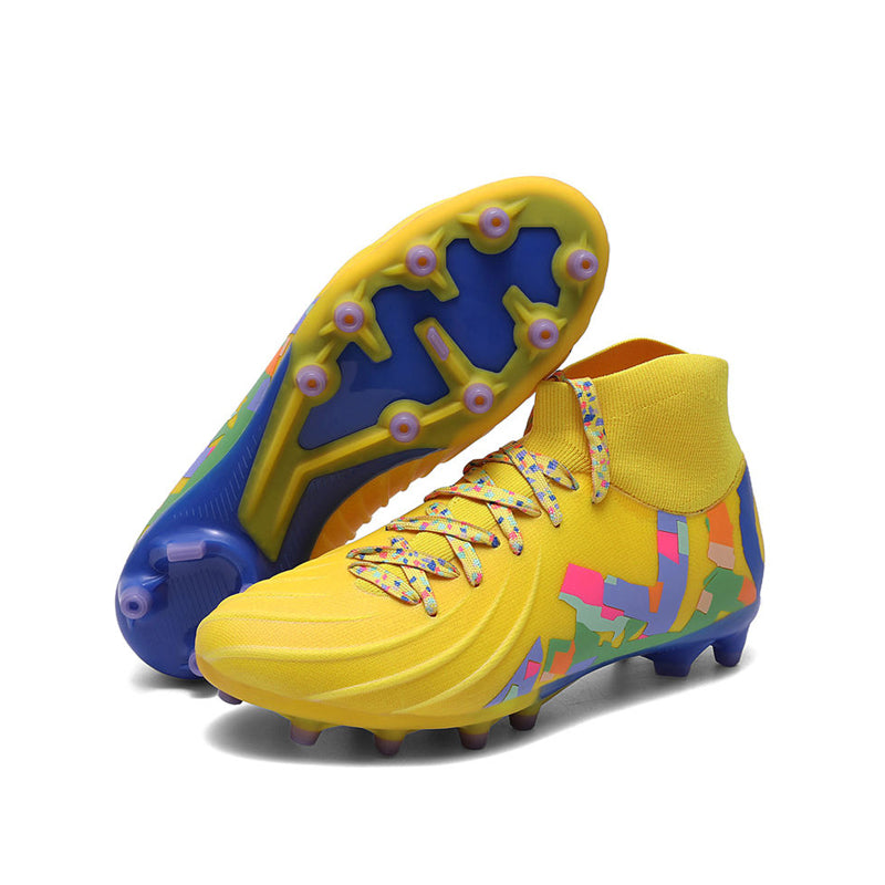 Comfortable HG Rubber Outsole Football Training Shoes