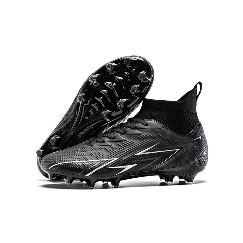 High-Top Laced Training Soccer Shoes