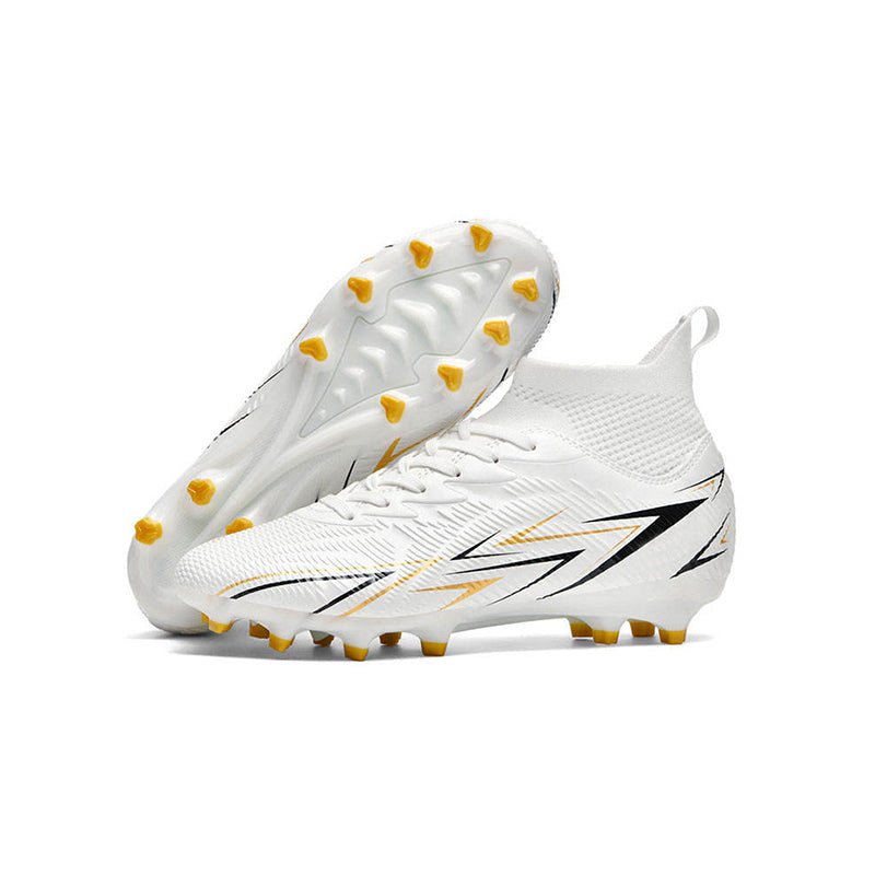 High-Top Laced Training Soccer Shoes