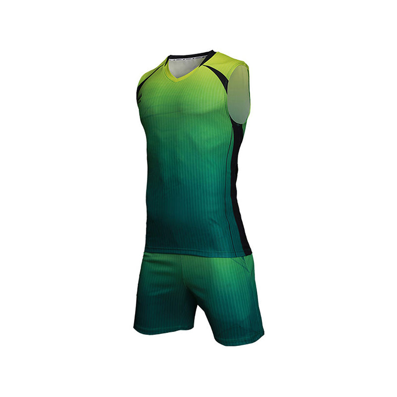 Long Sleeve Printed Volleyball Sport Set