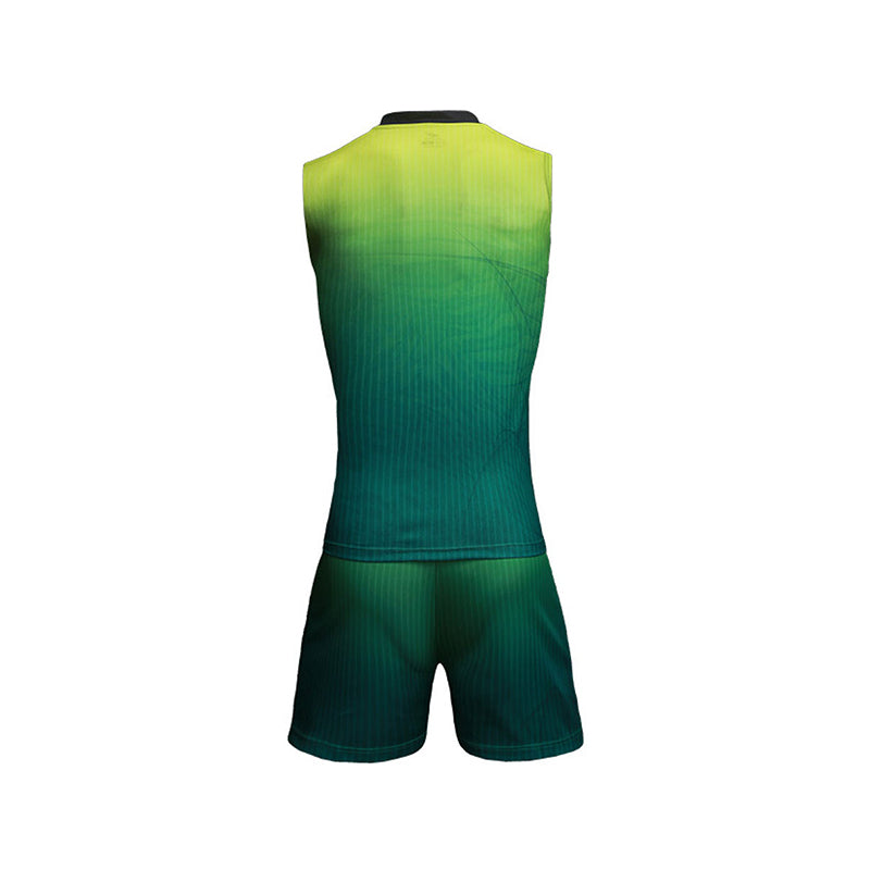 Long Sleeve Printed Volleyball Sport Set